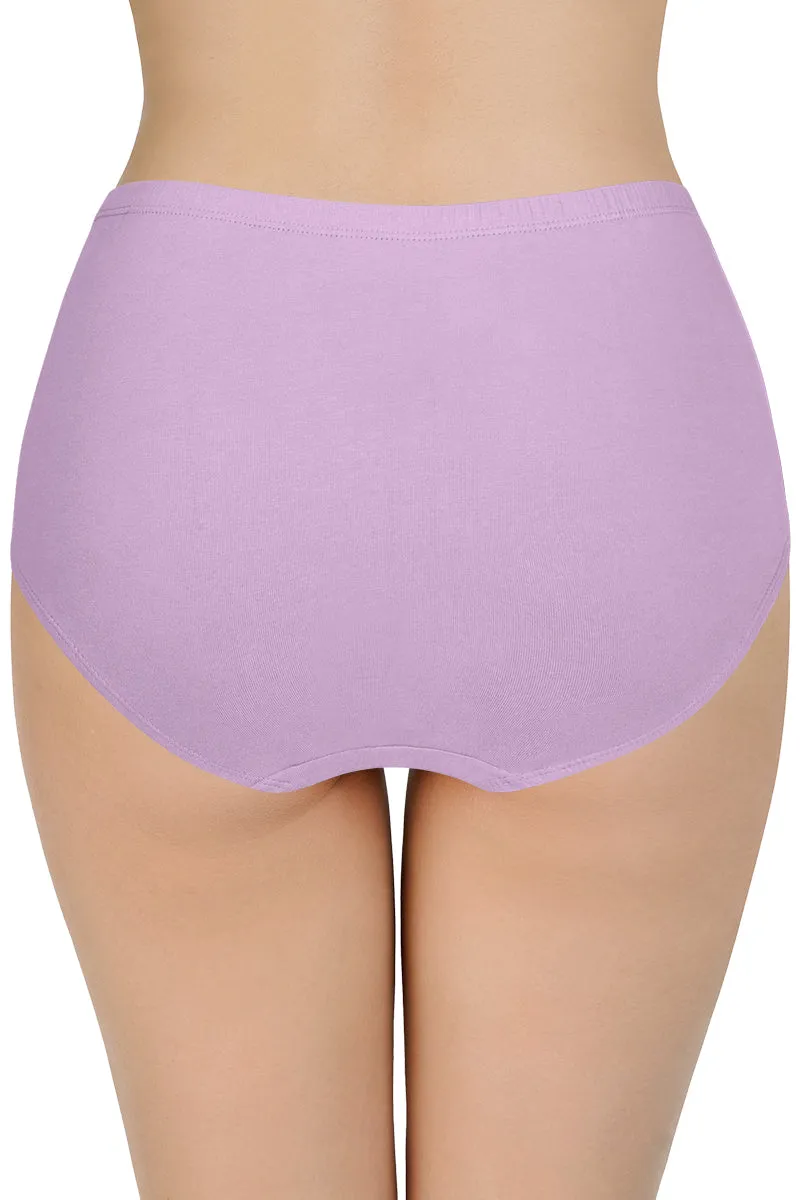 100% Cotton Full Brief Panty Pack (Pack of 3) - D022 - Solid