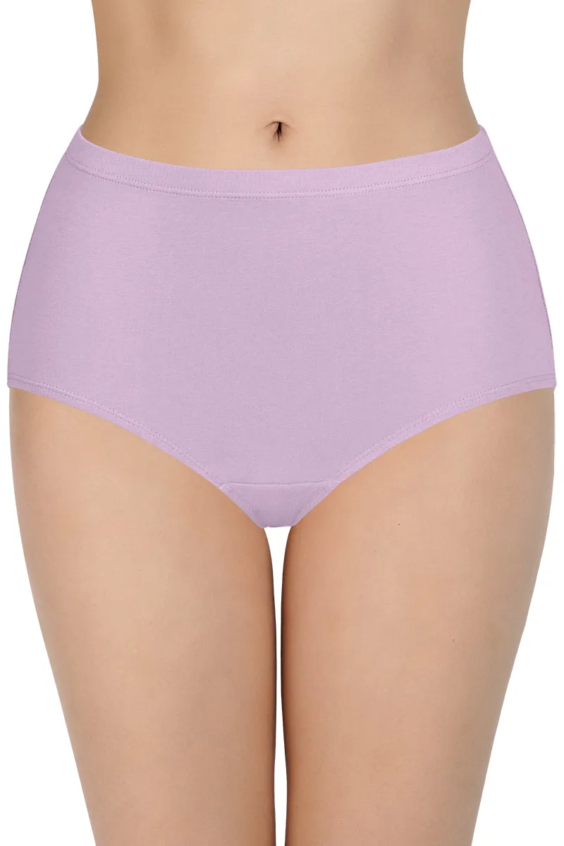 100% Cotton Full Brief Panty Pack (Pack of 3) - D022 - Solid