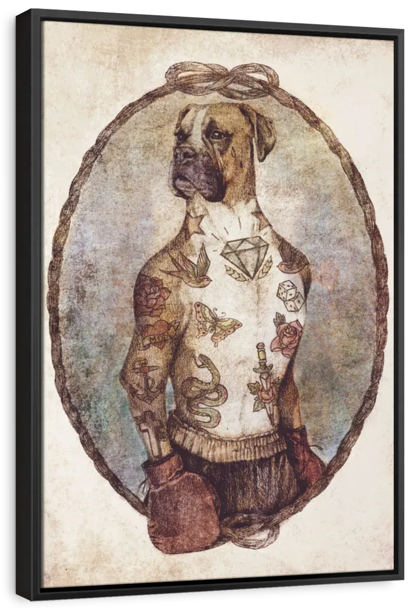 A Boxer Dog Wall Art