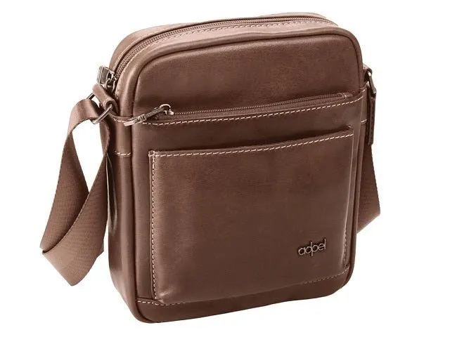 Adpel Luna Leather Cross Body Bag | Brown