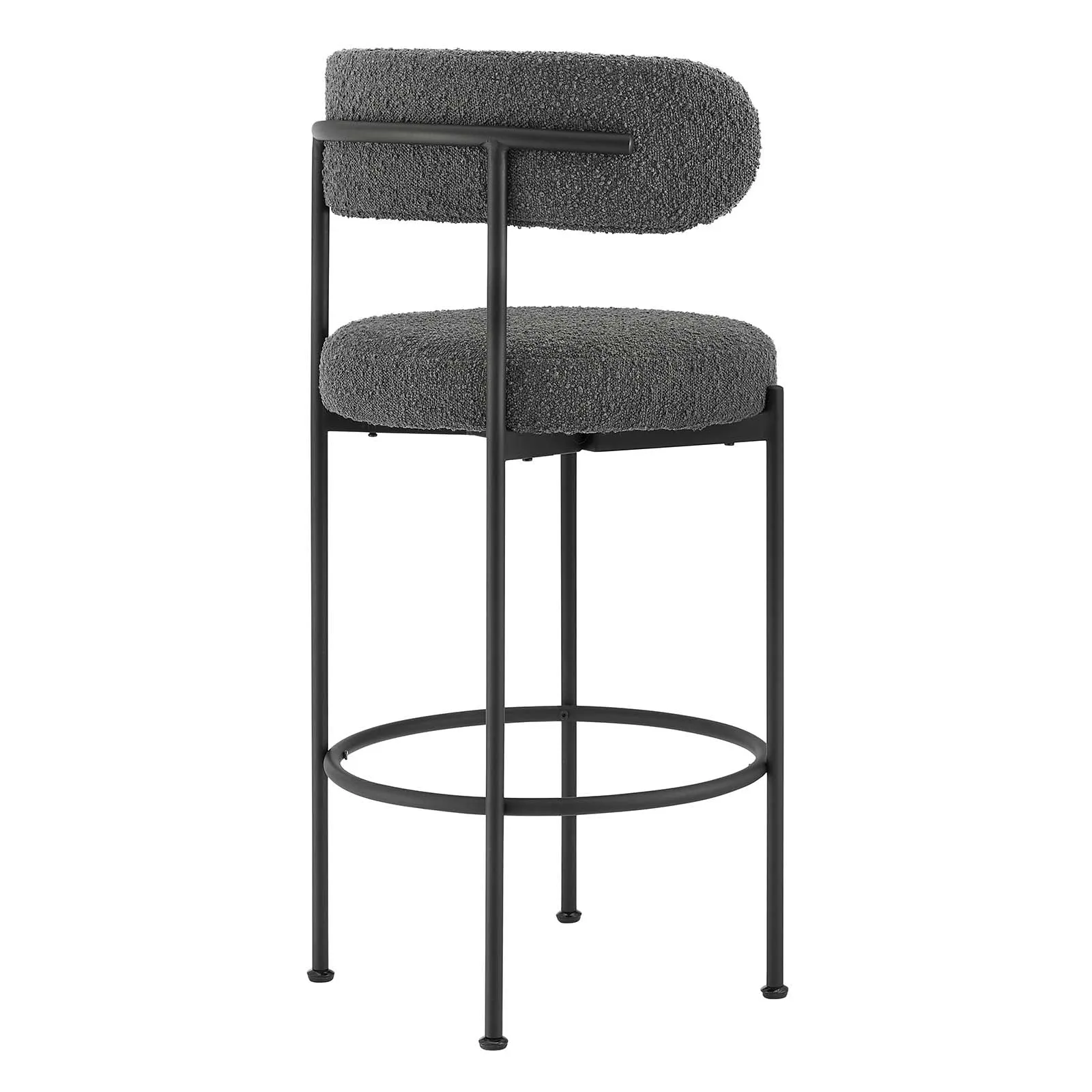 Albie Boucle Fabric Bar Stools - Set of 2 by Modway