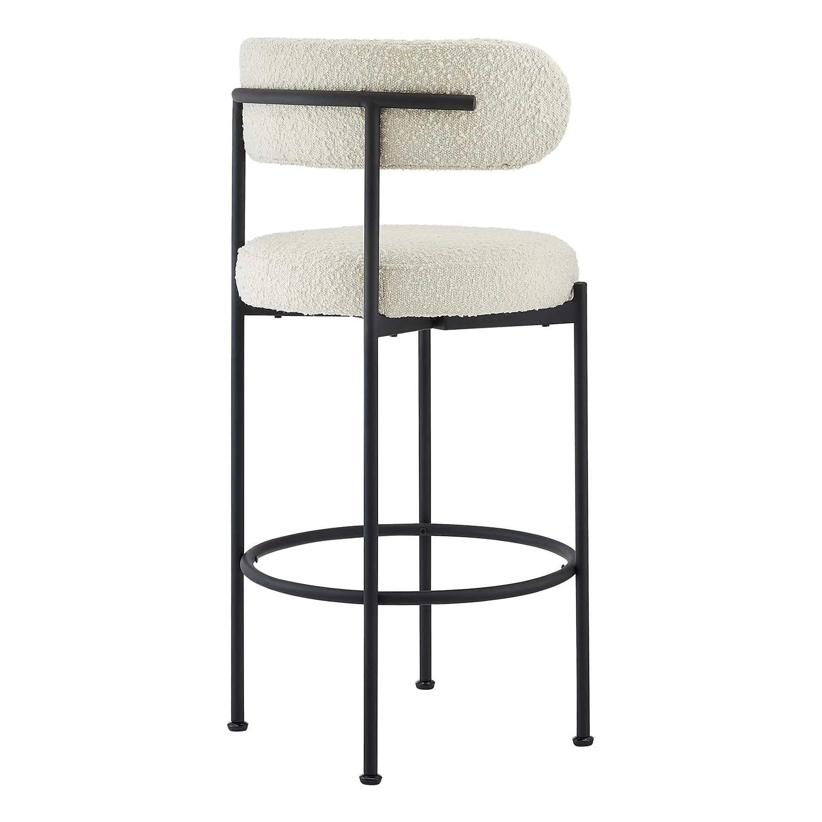 Albie Boucle Fabric Bar Stools - Set of 2 by Modway