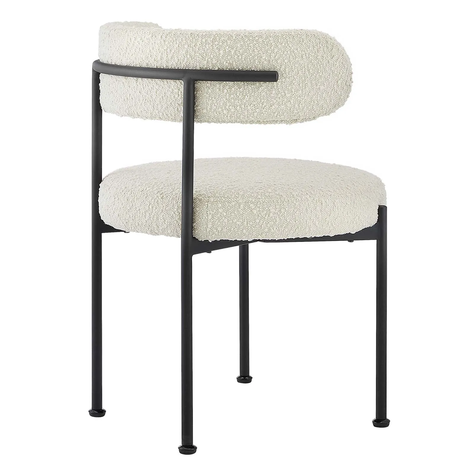 Albie Boucle Fabric Dining Chairs - Set of 2 by Modway