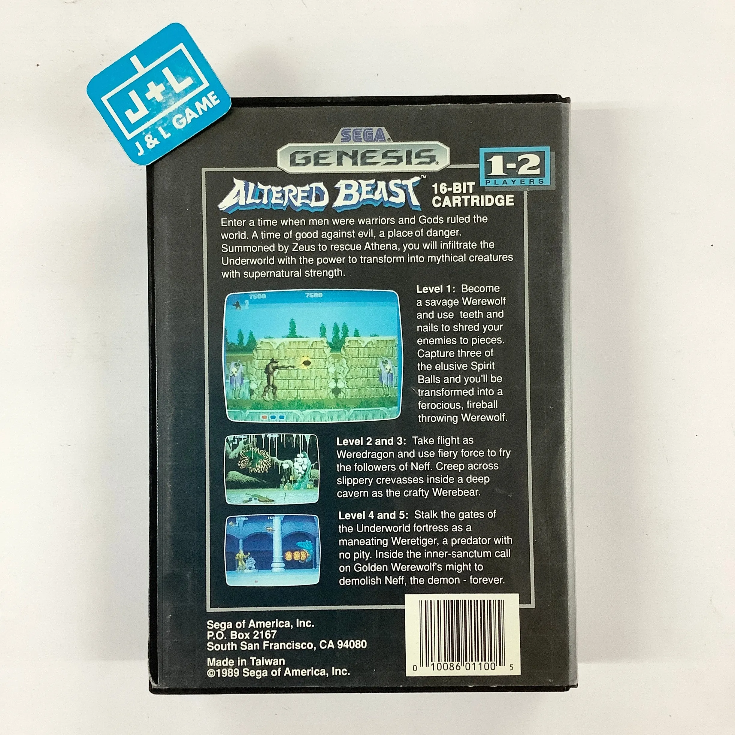 Altered Beast - (SG) Sega Genesis [Pre-Owned]