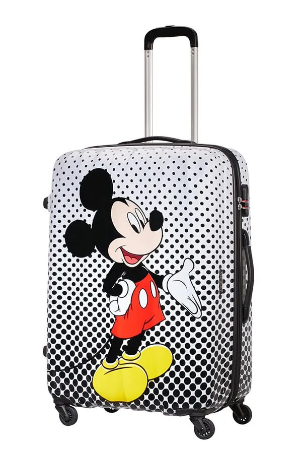 American Tourister Disney Legends 75cm Large Spinner | Mickey Polka Dot