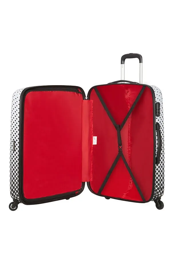 American Tourister Disney Legends 75cm Large Spinner | Mickey Polka Dot