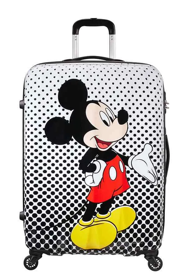 American Tourister Disney Legends 75cm Large Spinner | Mickey Polka Dot