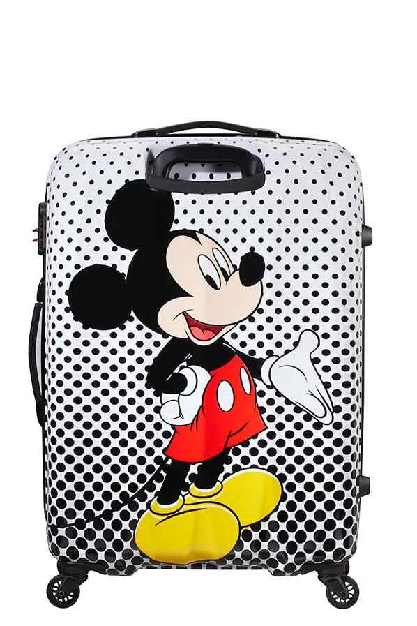 American Tourister Disney Legends 75cm Large Spinner | Mickey Polka Dot