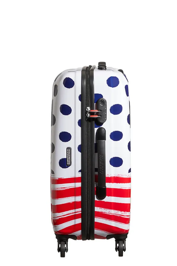 American Tourister Disney Legends Alfatwist 65cm Medium Spinner | Minnie Blue Dots