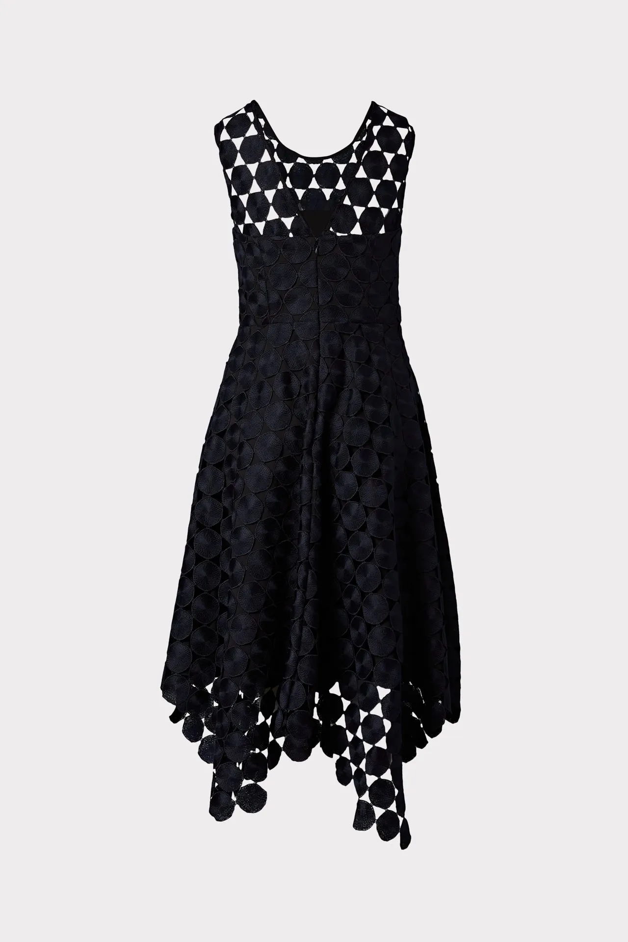 Annemarie Oversized Dot Embroidered Dress