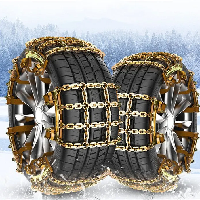 Anti-Slip Snow Chains Nine Grid For Tesla Model Y/3/X/S