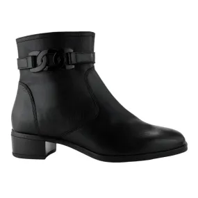 Ara Women's Grafton Zip Boot Black Calf