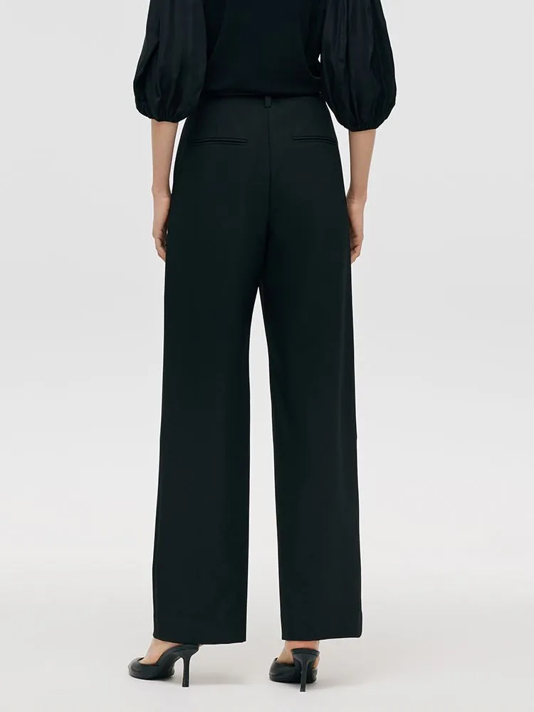 Basic High-Waisted Women Pants