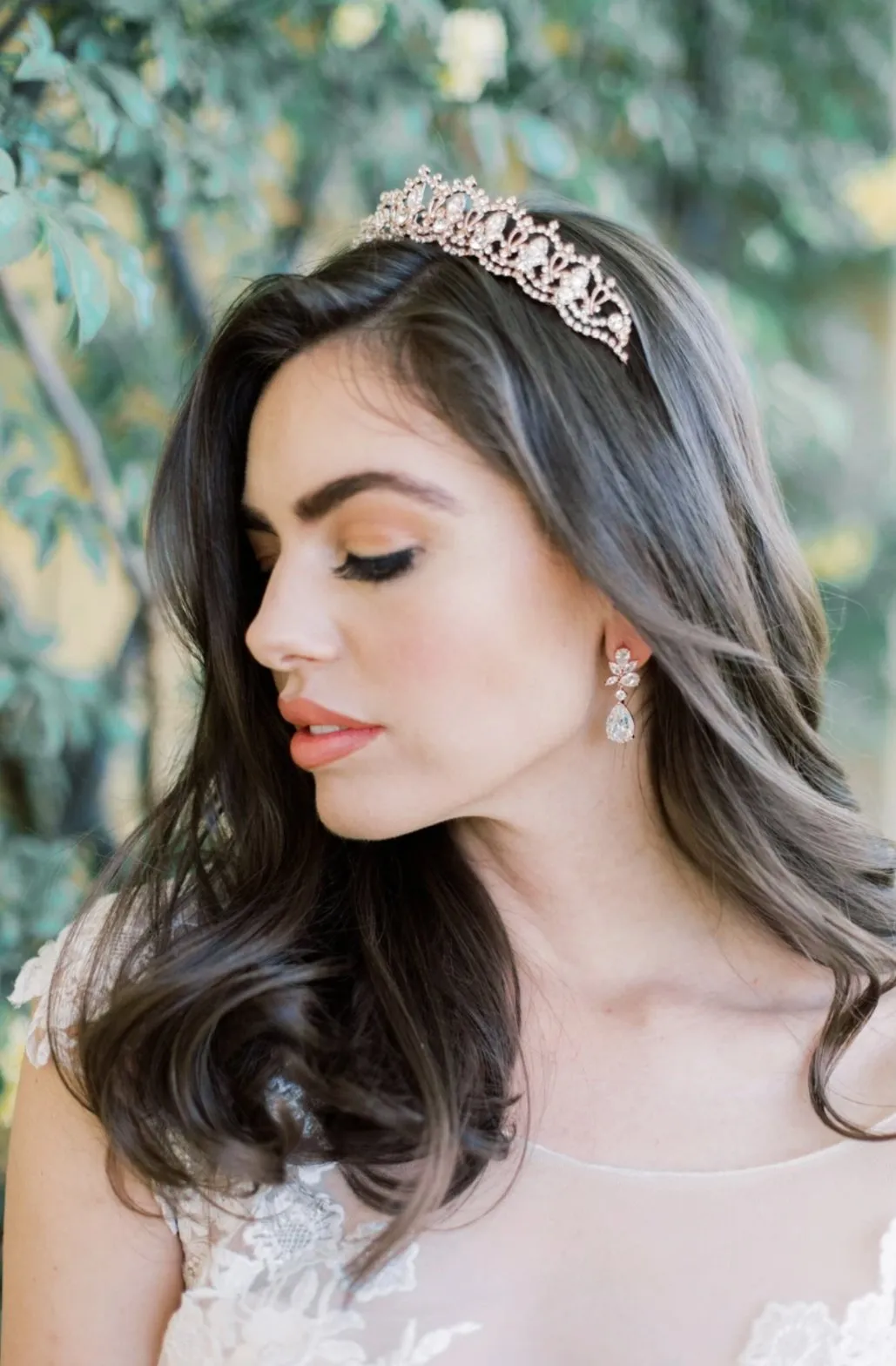 Bespoke Hidden Harry Potter Black Freshwater Pearl SERENA Bridal Tiara for Syd