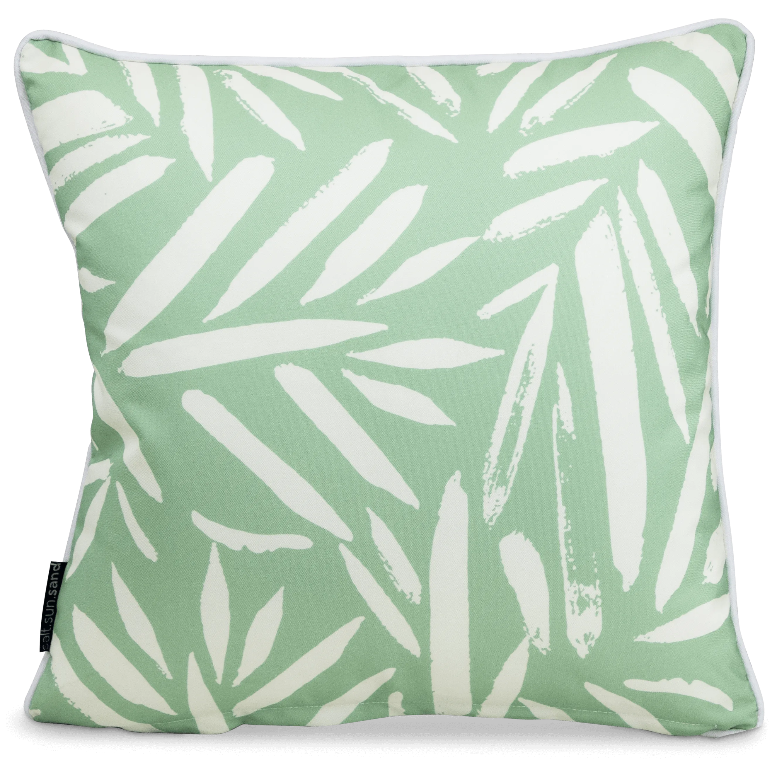 Bondi Bamboo Bliss - 45 x 45 cm Piped Outdoor Cushion