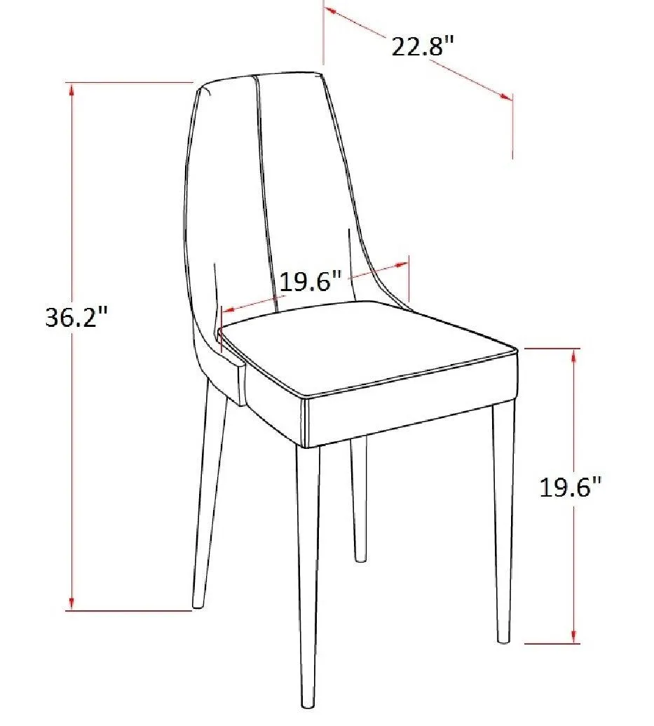 Bosa dining chair (Set of 2)