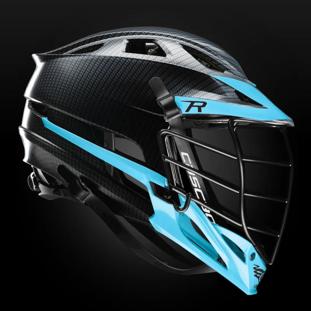 Cascade R Carbon Fiber Finish CUSTOM Lacrosse Helmet