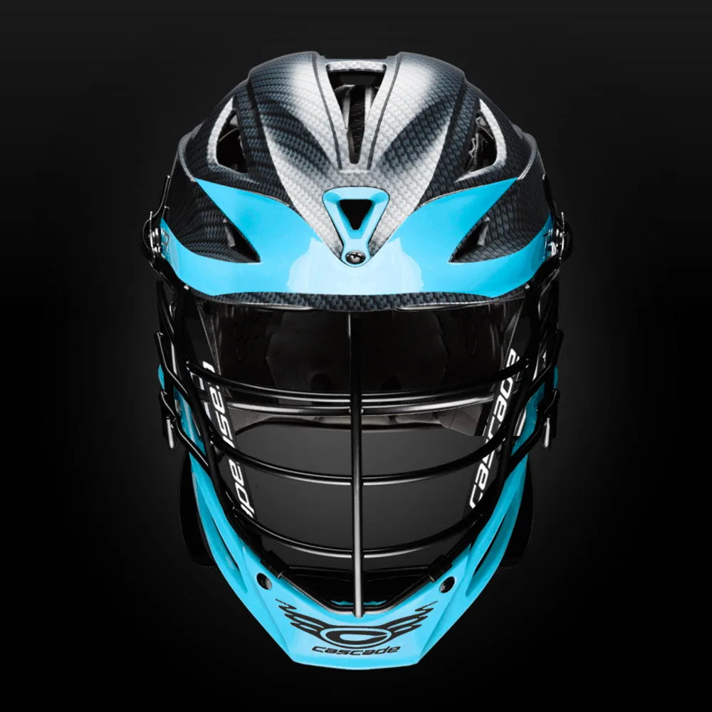 Cascade R Carbon Fiber Finish CUSTOM Lacrosse Helmet