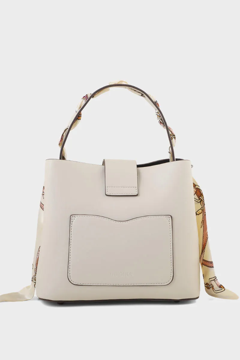 Casual Bucket Hand Bags BH0006-Off White