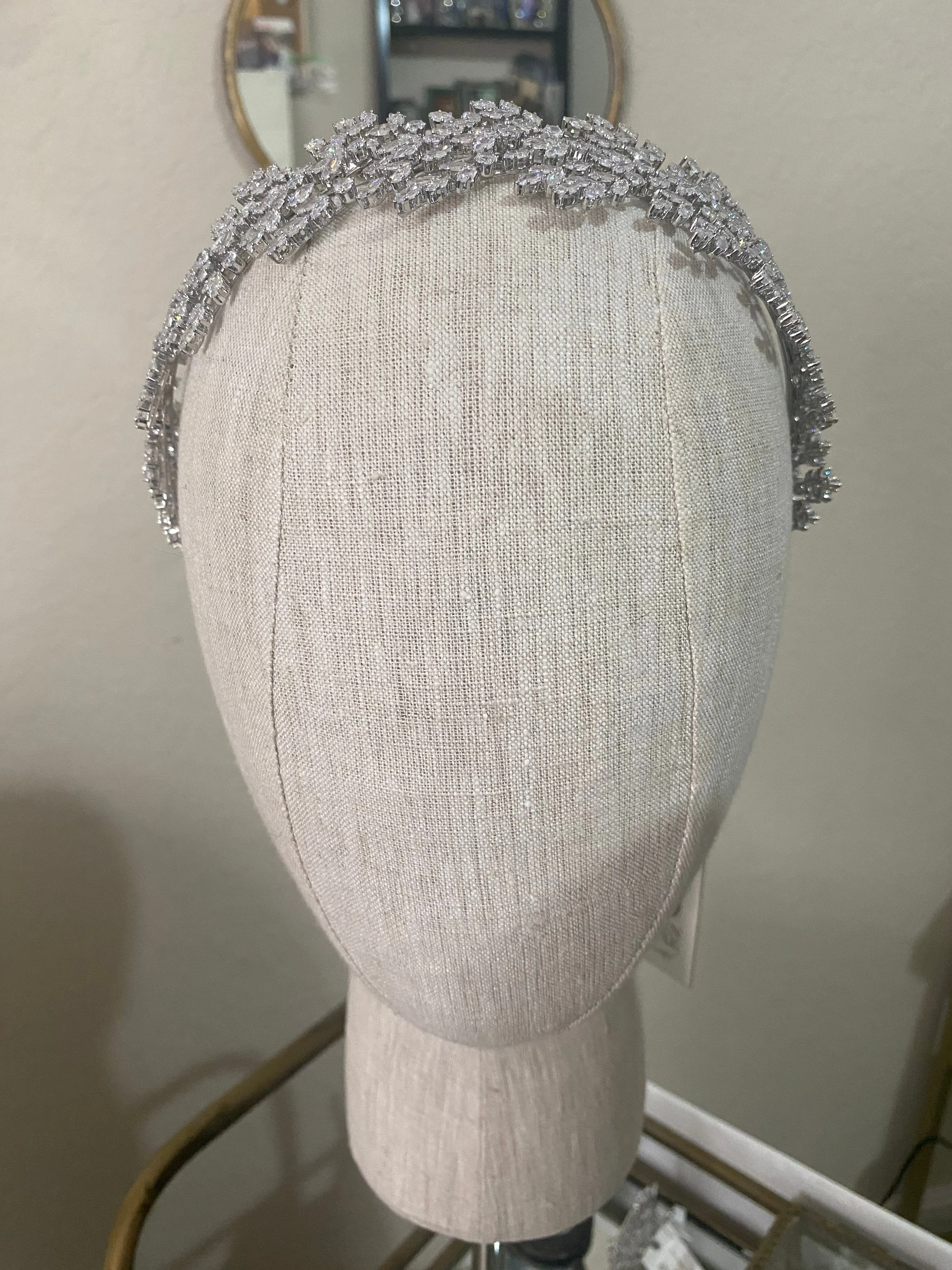 CLEO Simulated Diamond Headband Headpiece