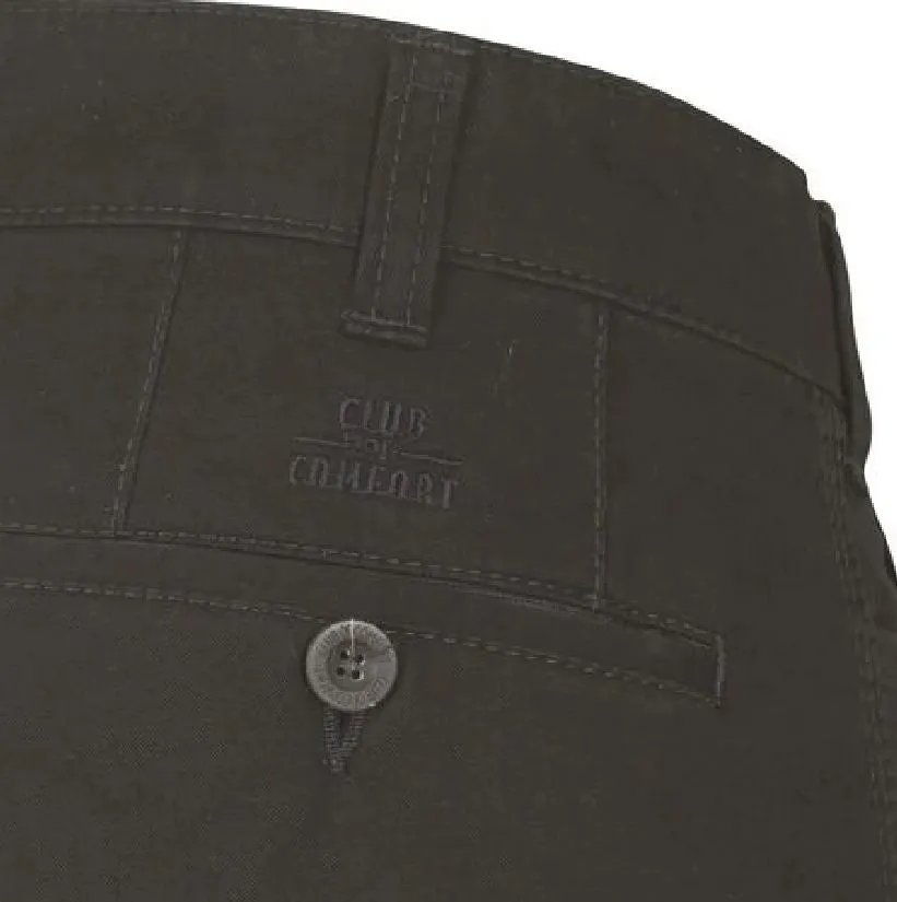 Club Of Comfort Black X-Tall Chinos Black