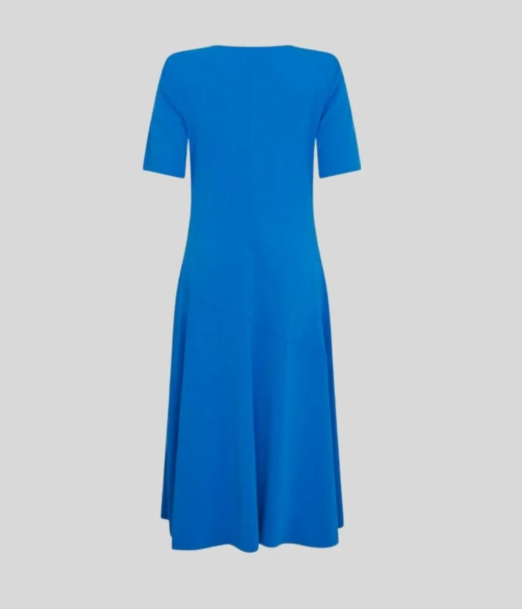 Cobalt Blue Echo Twist Dress