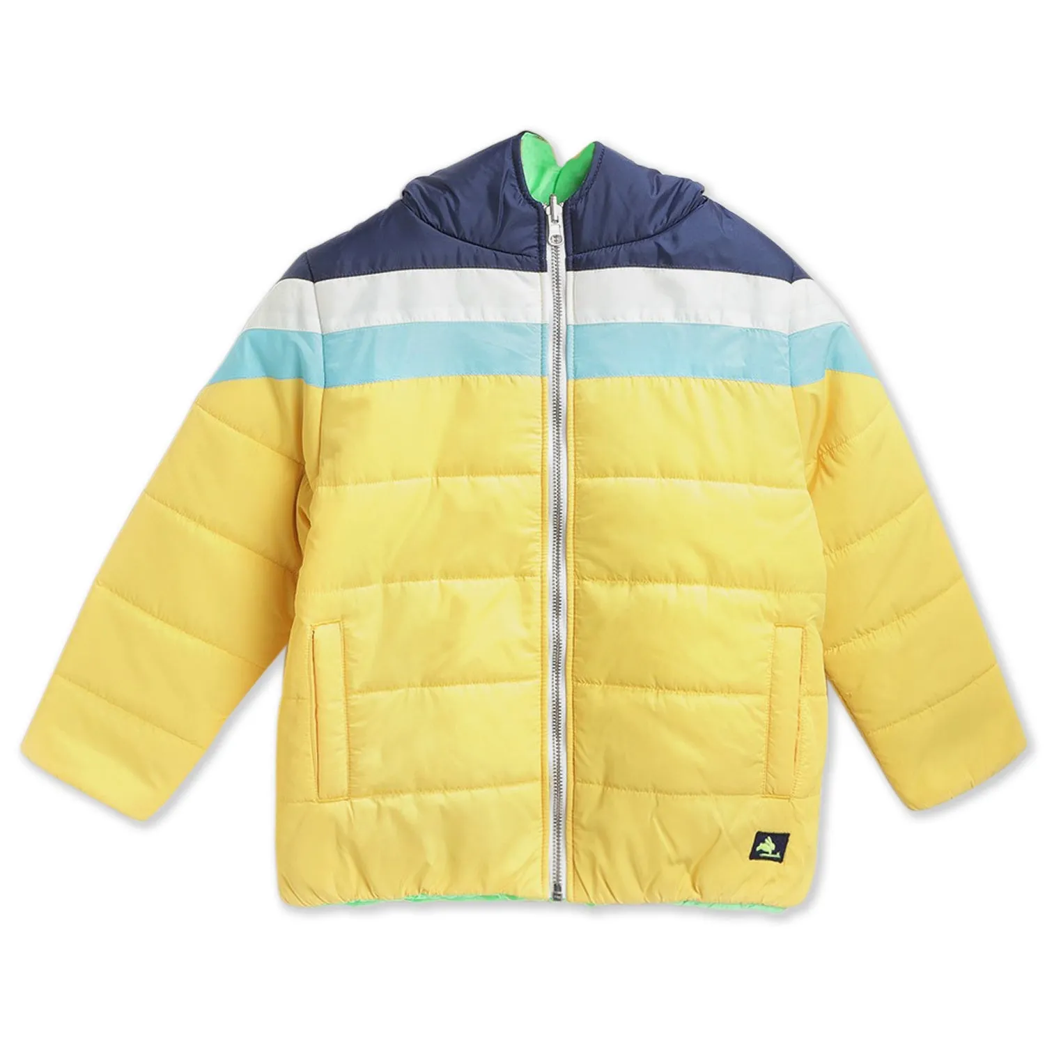 Colorblock Quilted Jacket