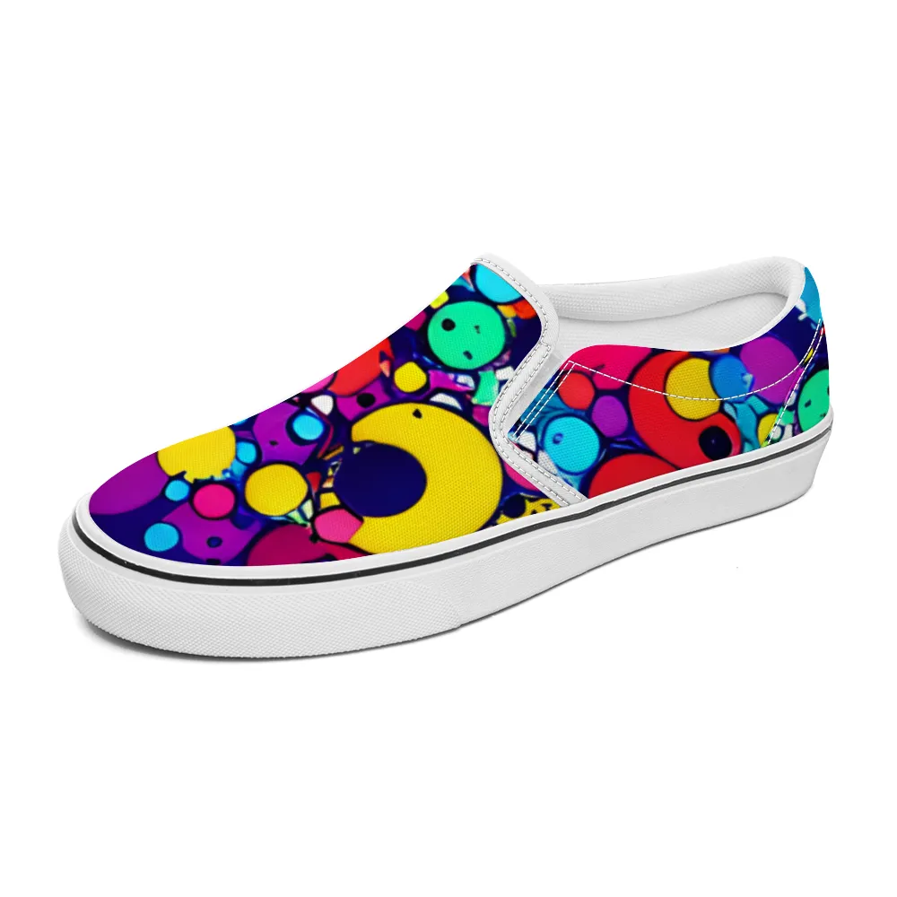 Colorful Collection - Unisex Slip-On Canvas Sneakers