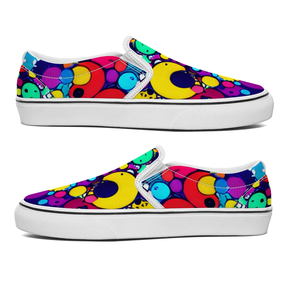 Colorful Collection - Unisex Slip-On Canvas Sneakers