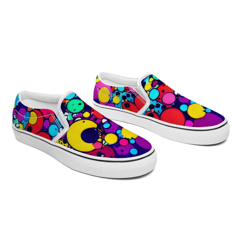 Colorful Collection - Unisex Slip-On Canvas Sneakers