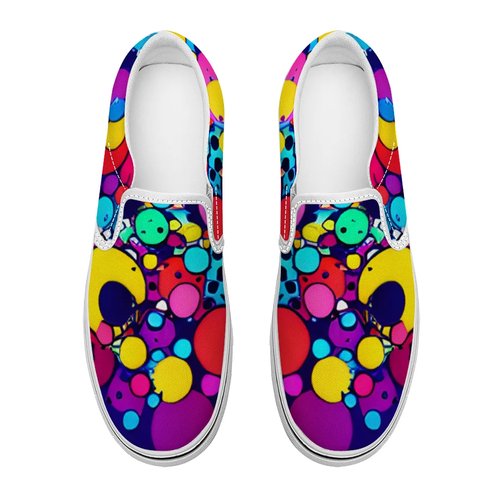 Colorful Collection - Unisex Slip-On Canvas Sneakers