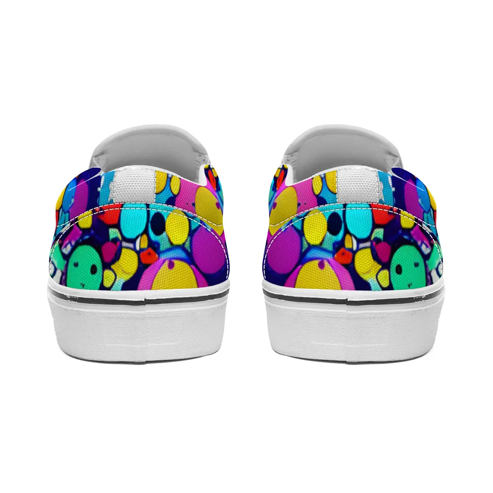 Colorful Collection - Unisex Slip-On Canvas Sneakers