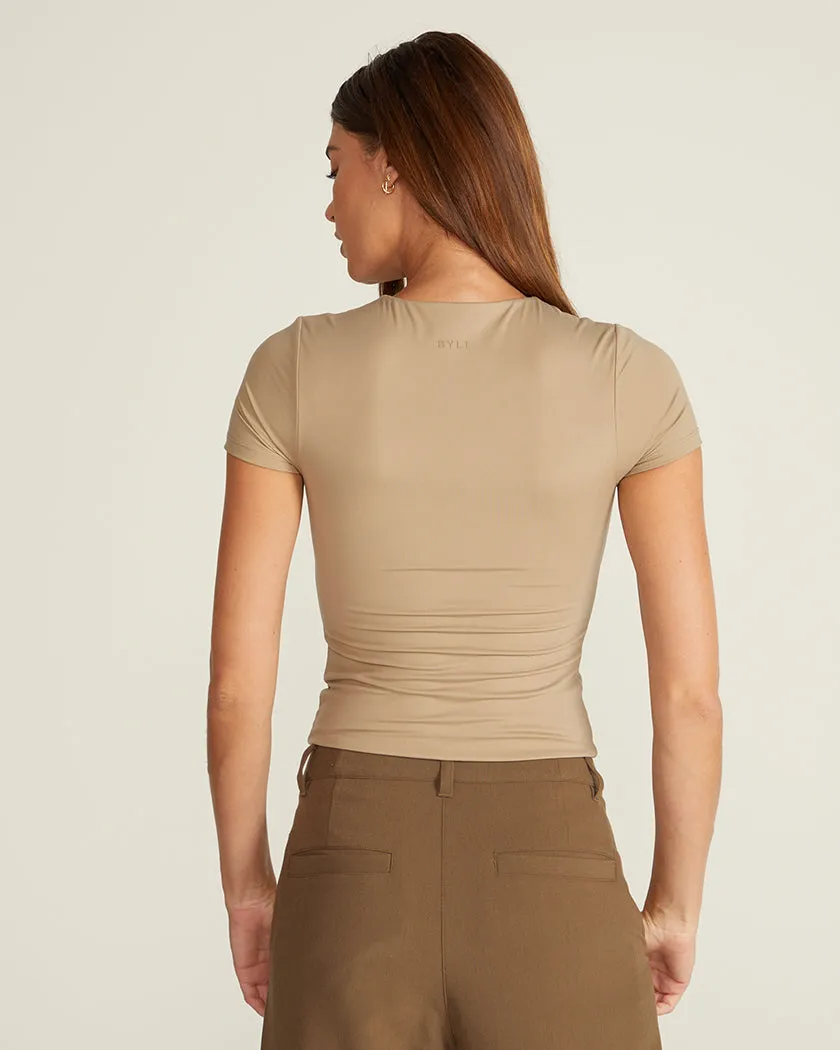 Contour Short Sleeve Top