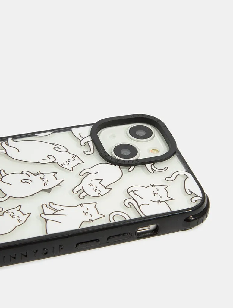 Cool Cat Bumper Shock iPhone Case