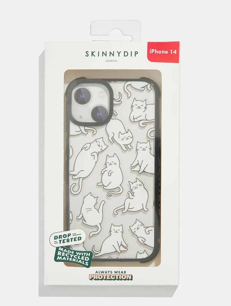 Cool Cat Bumper Shock iPhone Case