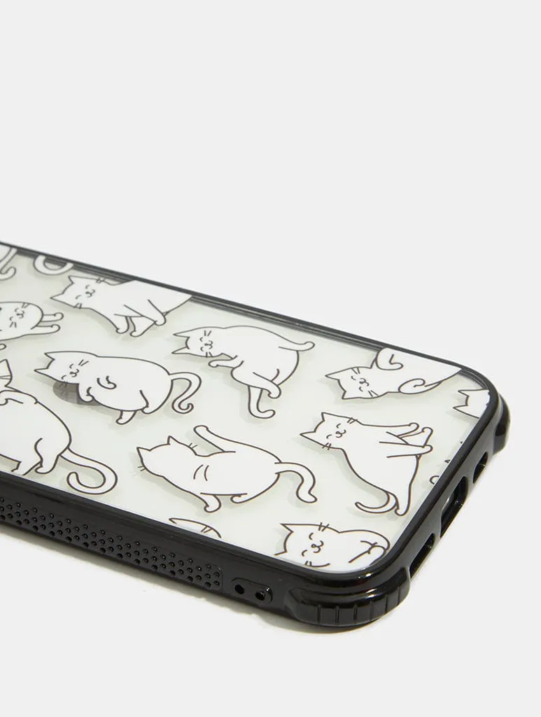 Cool Cat Bumper Shock iPhone Case