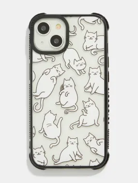 Cool Cat Bumper Shock iPhone Case