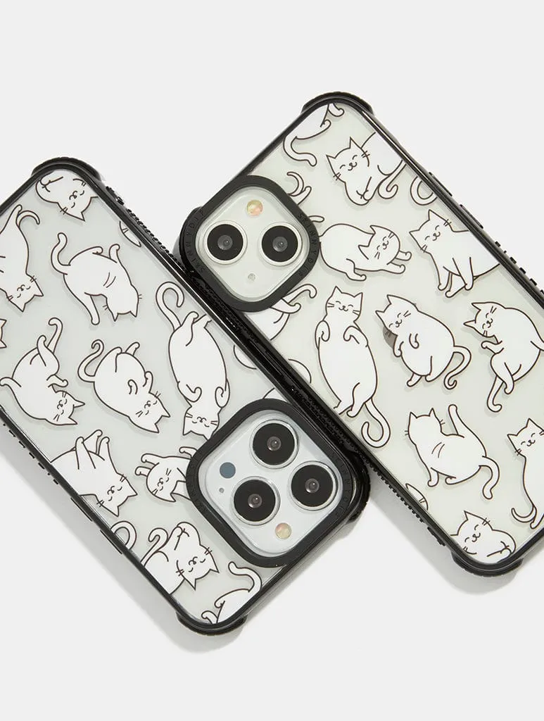 Cool Cat Bumper Shock iPhone Case