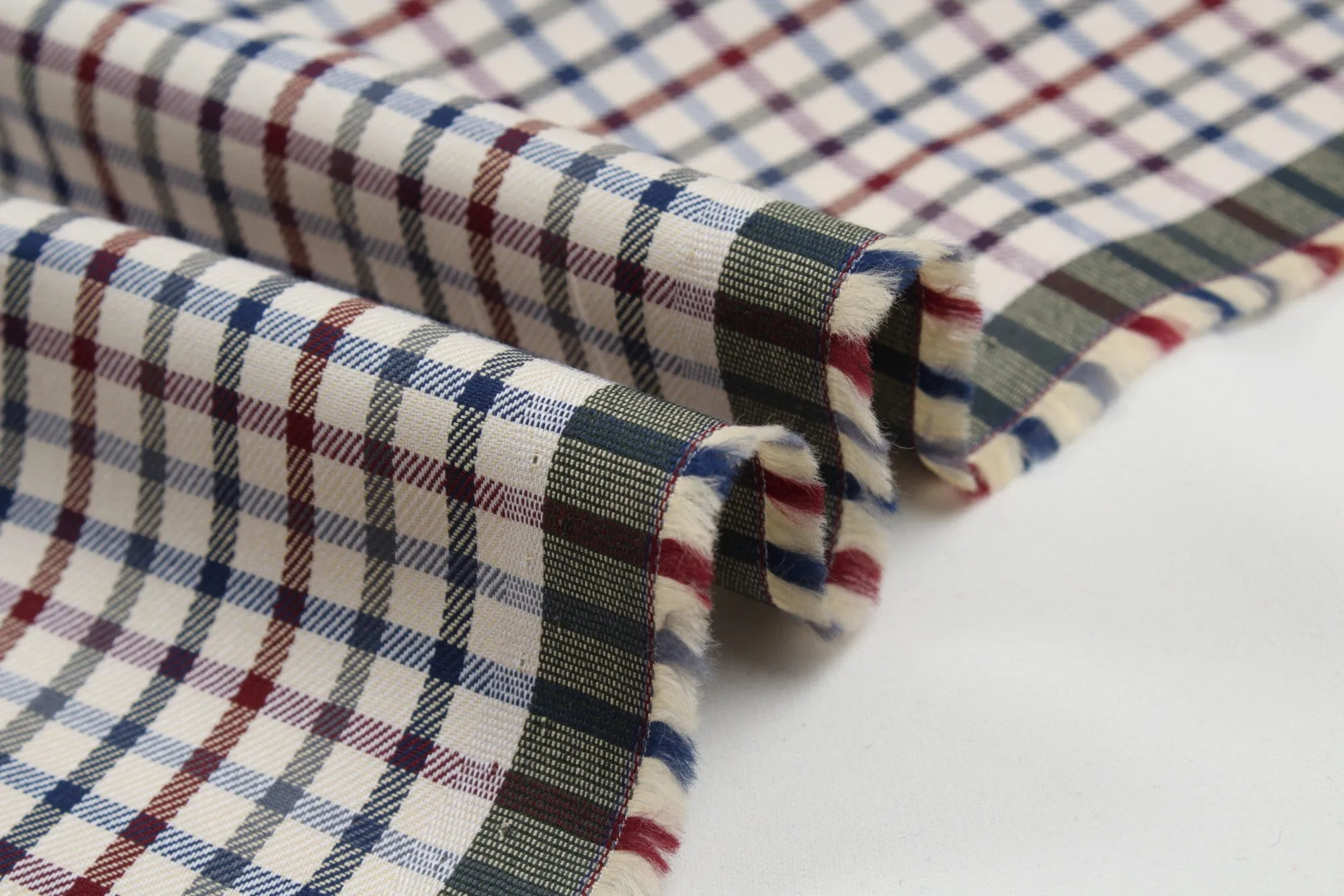 Cotton Checks Twill for Shirting - Multicolor