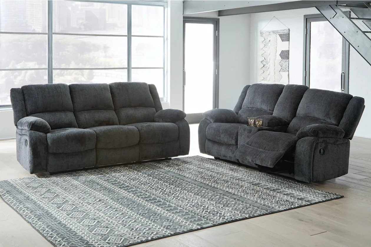 Draycoll Reclining Sofa and Reclining Loveseat