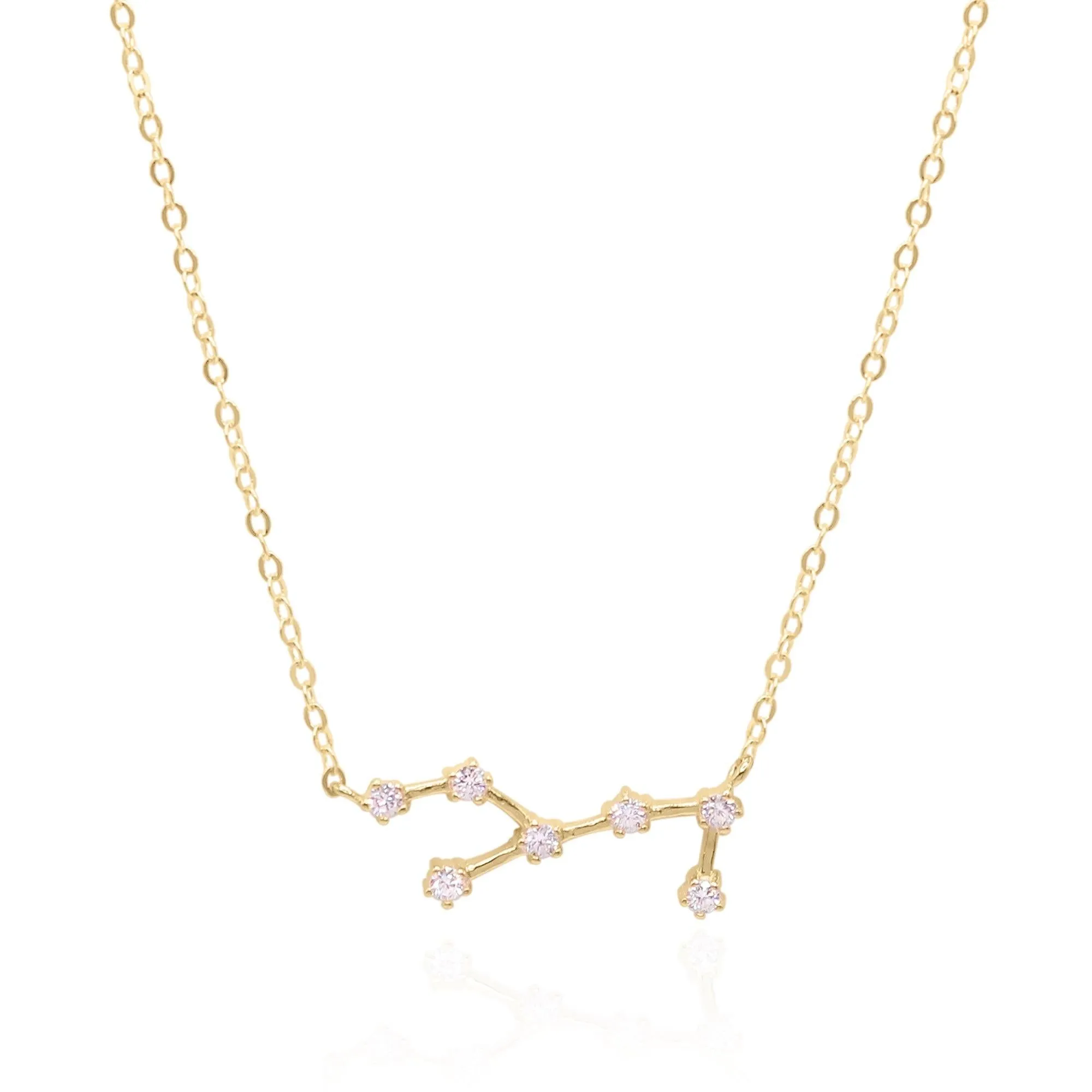 Esphyr Constellation Zodiac Necklace | 18K Gold Plated