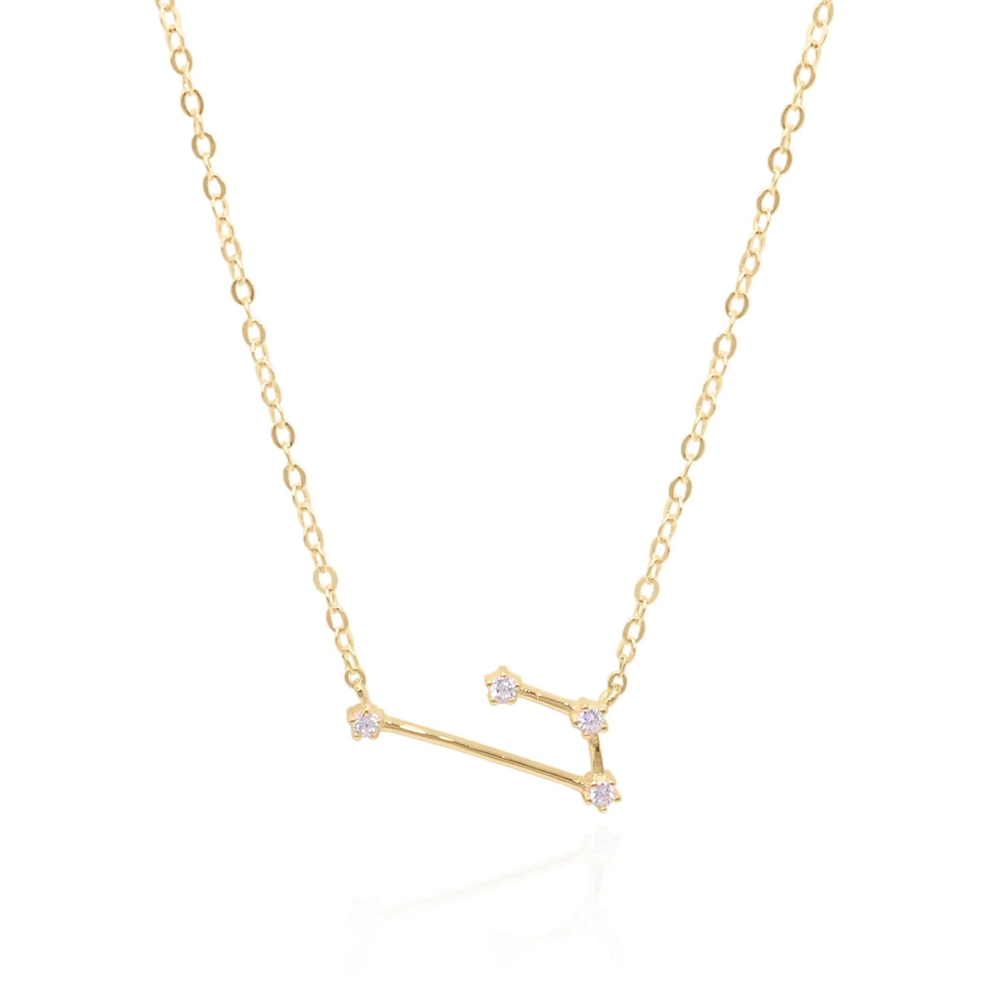 Esphyr Constellation Zodiac Necklace | 18K Gold Plated