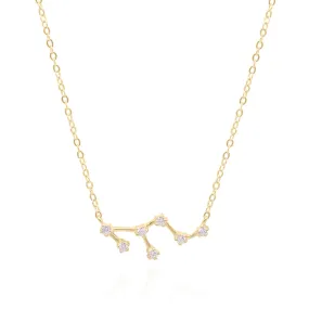 Esphyr Constellation Zodiac Necklace | 18K Gold Plated