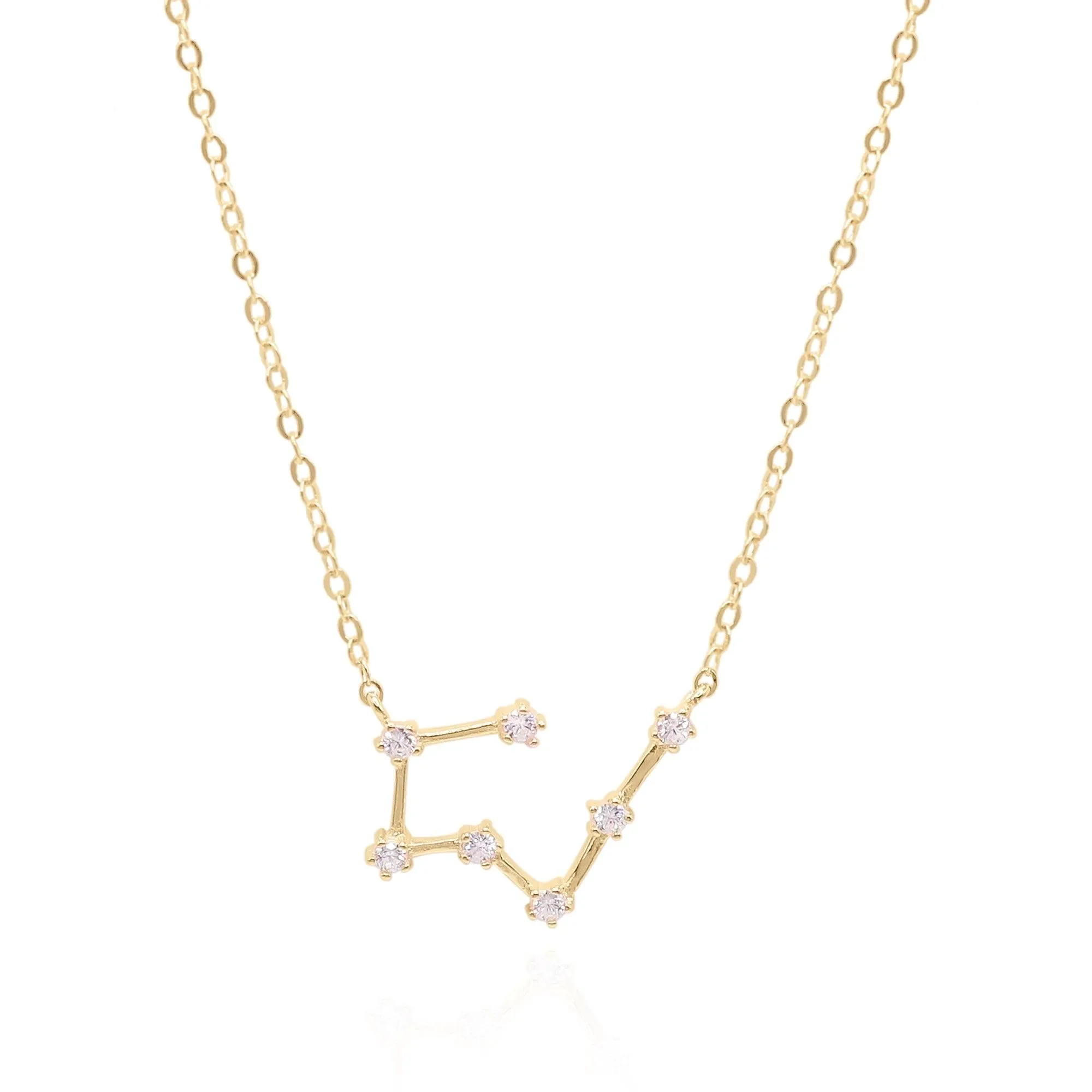 Esphyr Constellation Zodiac Necklace | 18K Gold Plated