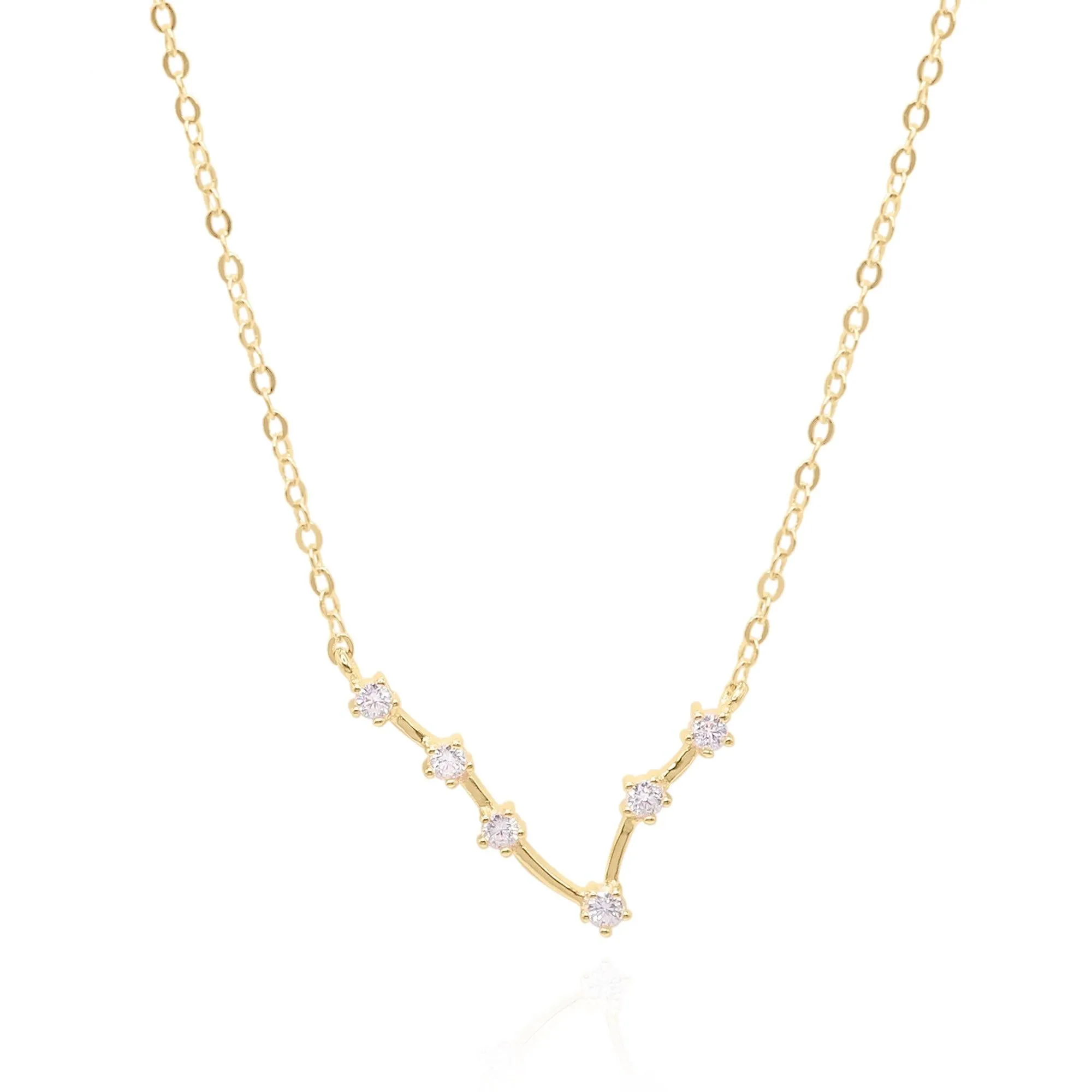 Esphyr Constellation Zodiac Necklace | 18K Gold Plated