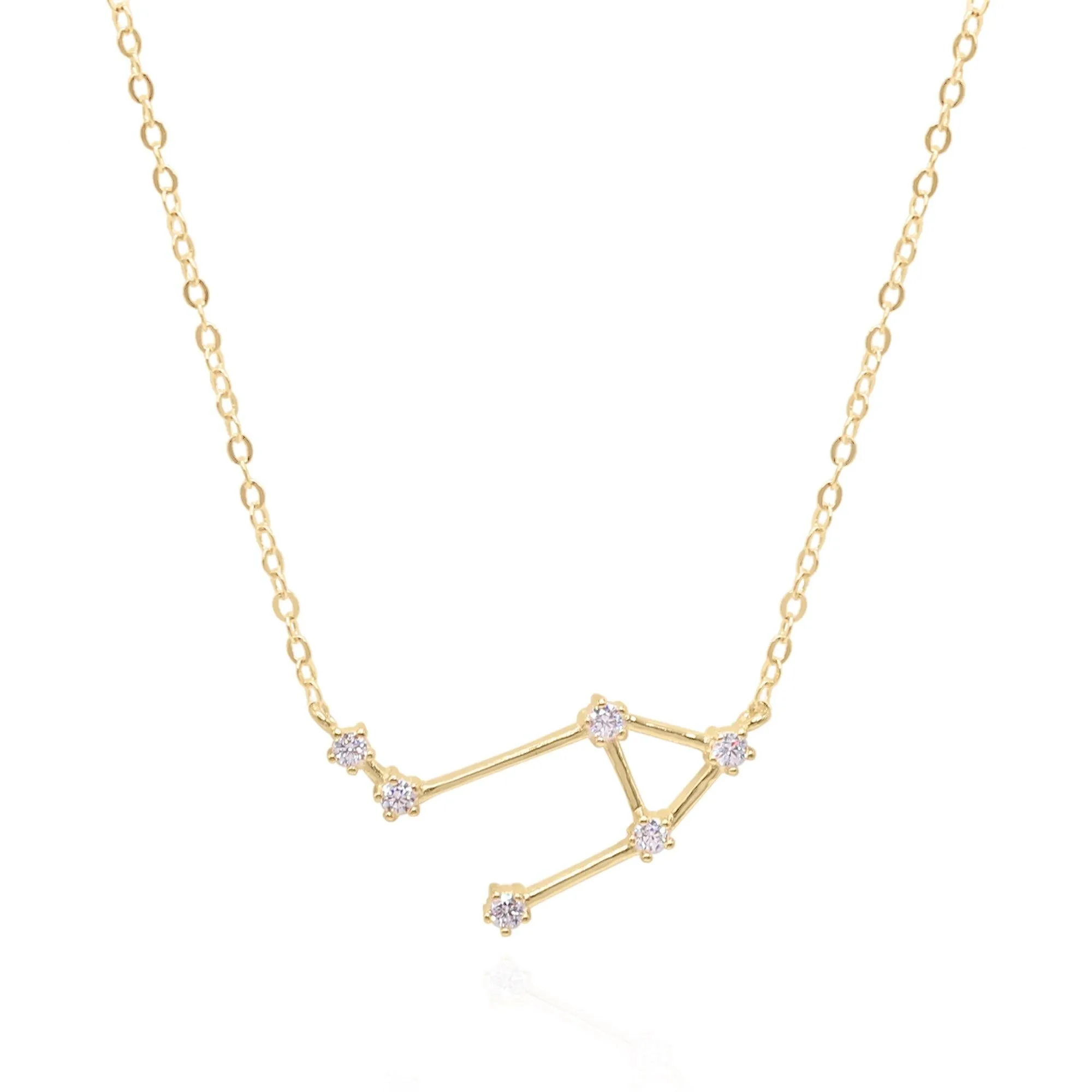 Esphyr Constellation Zodiac Necklace | 18K Gold Plated