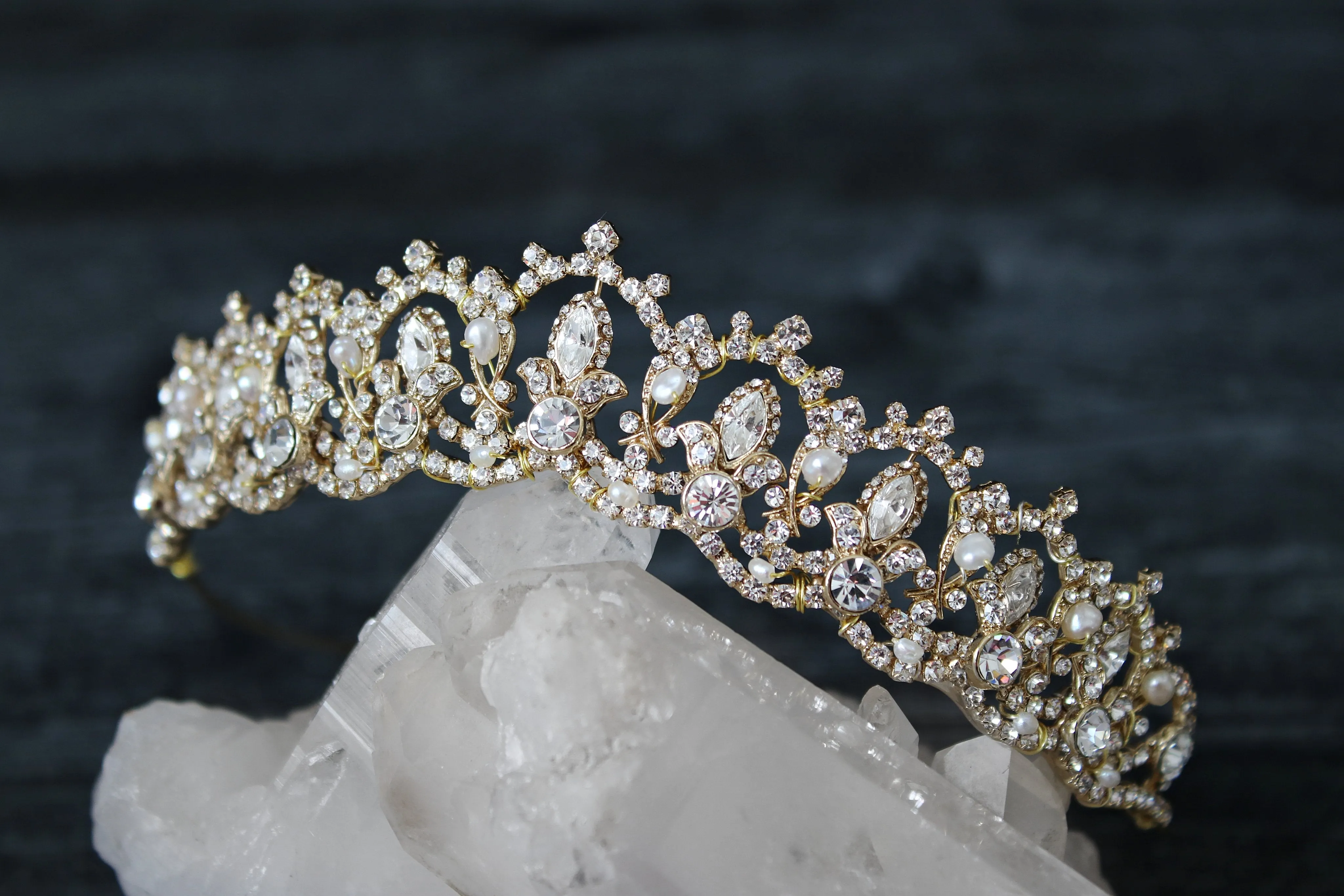 Freshwater Pearl SERENA Bridal Tiara