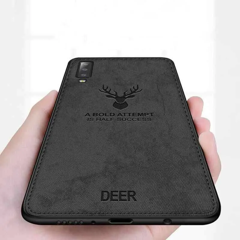 Galaxy A51  (3 in 1 Combo) Deer Case   Tempered Glass   Earphones