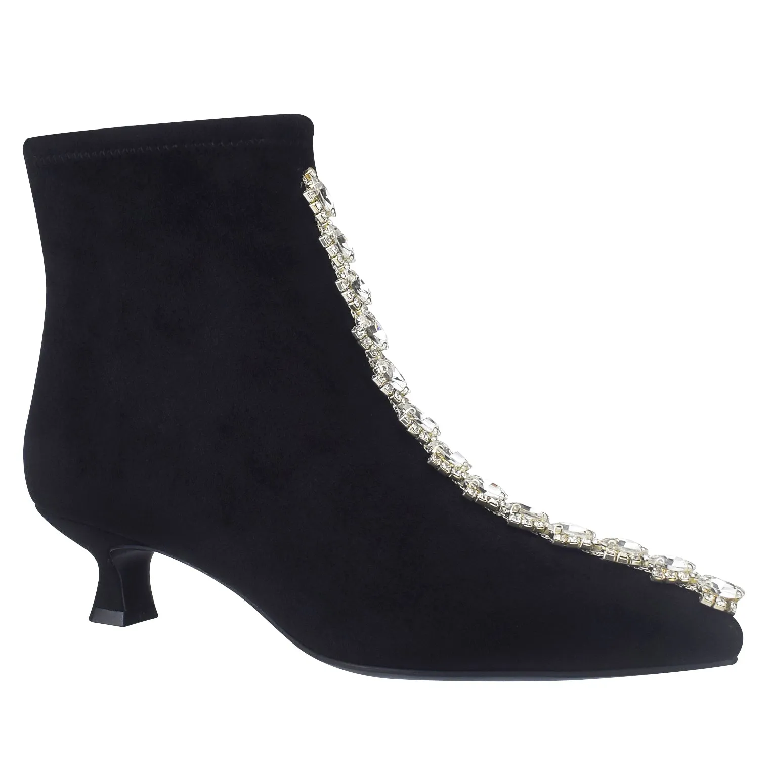 Garda Bling Stretch Ankle Bootie with Memory Foam