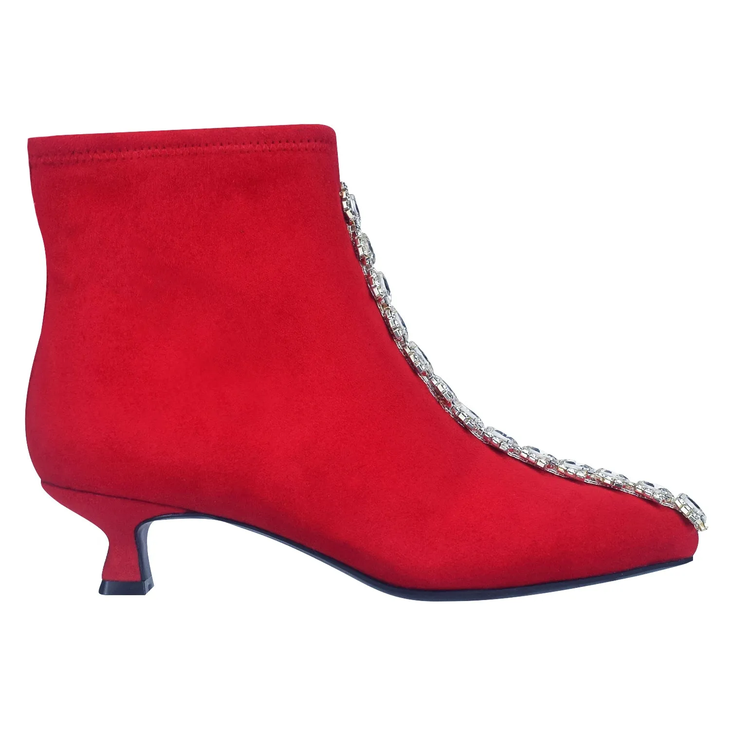 Garda Bling Stretch Ankle Bootie with Memory Foam